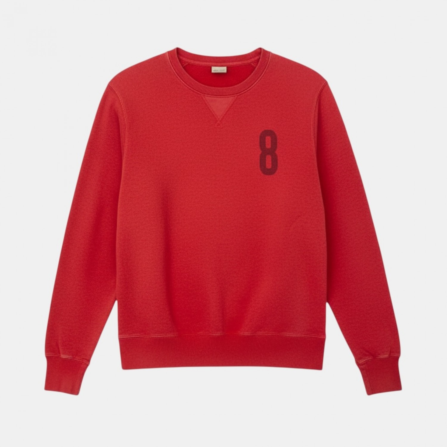 Nike Ανδρικό Κόκκινο Φούτερ Crewneck No. 8 | Pre Owned